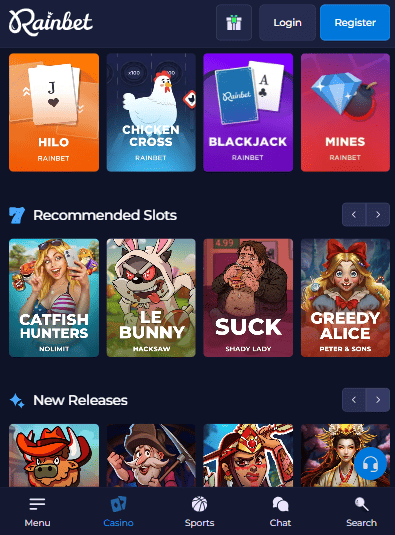 Rainbet Casino South Africa – Slots, Live Tables and Originals